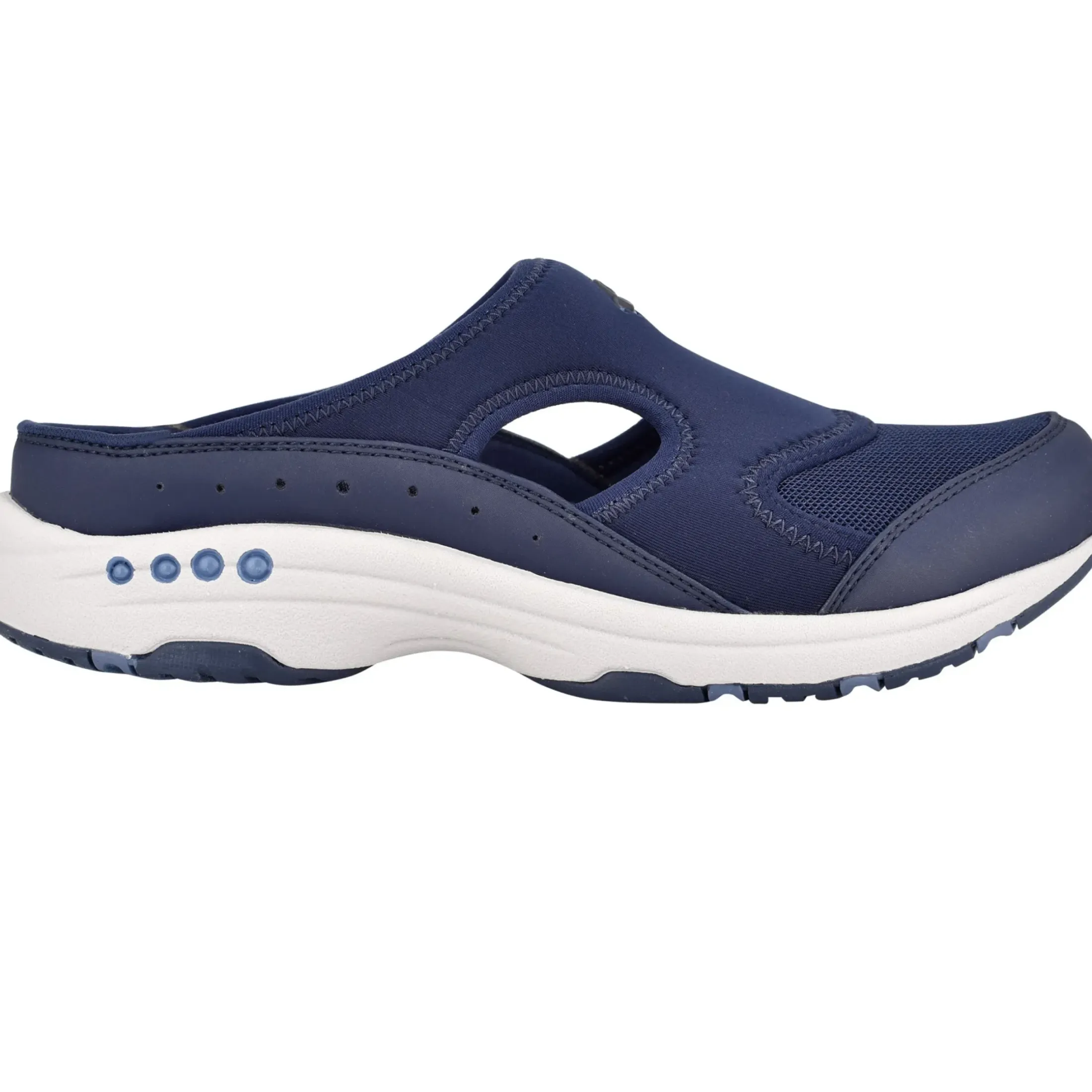 Traveltime Family|Slip Ons>Easy Spirit Traver Walking Mules Navy