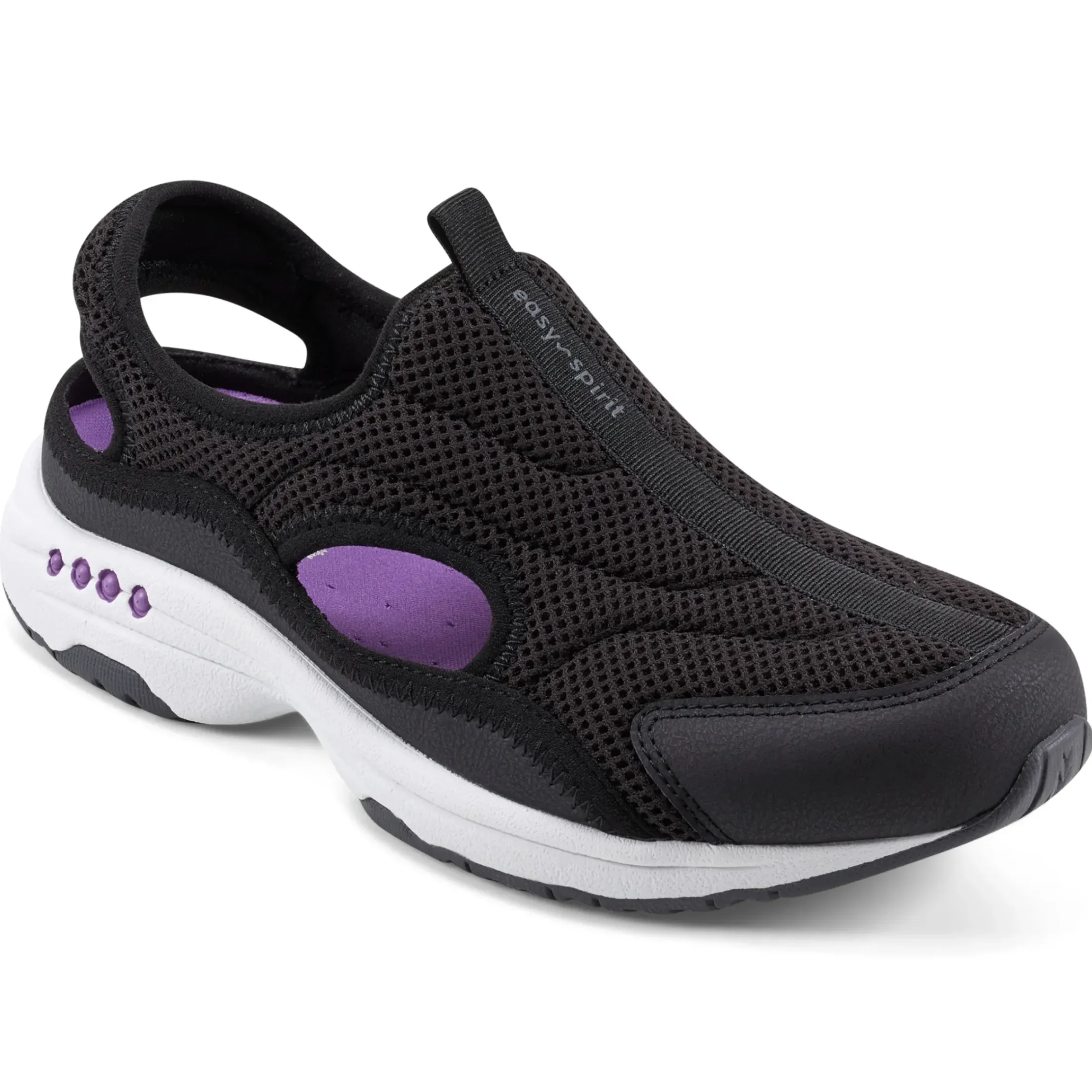 Slip Ons|Slip Ons>Easy Spirit Trina Slip On Walking Shoes Black