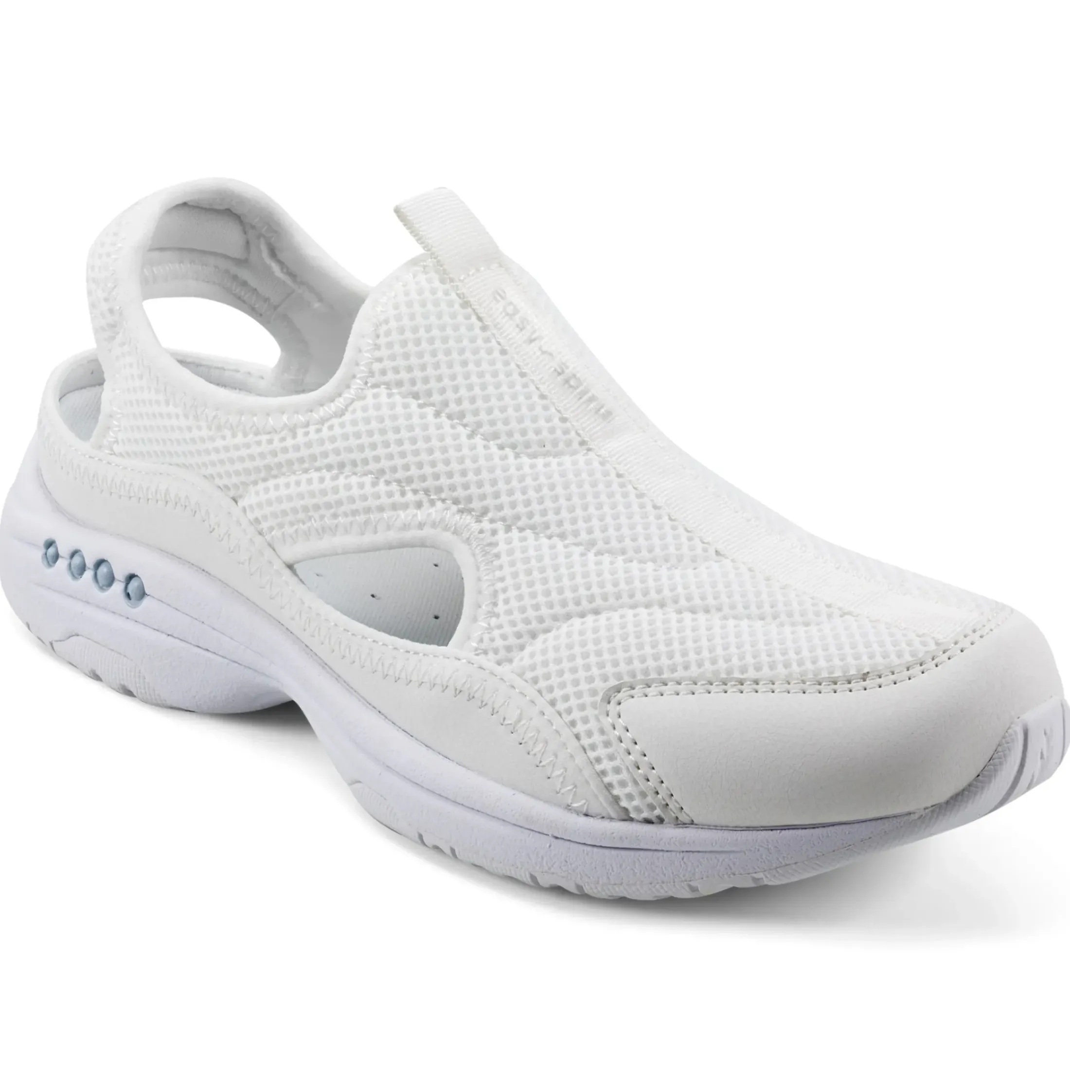 Slip Ons|Slip Ons>Easy Spirit Trina Slip On Walking Shoes White