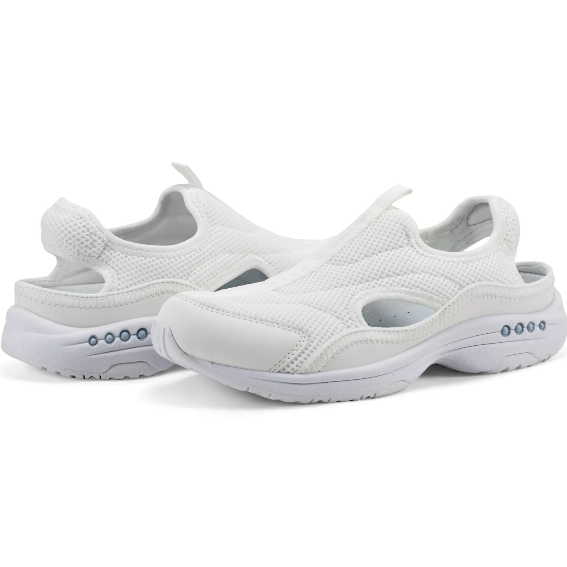 Slip Ons|Slip Ons>Easy Spirit Trina Slip On Walking Shoes White