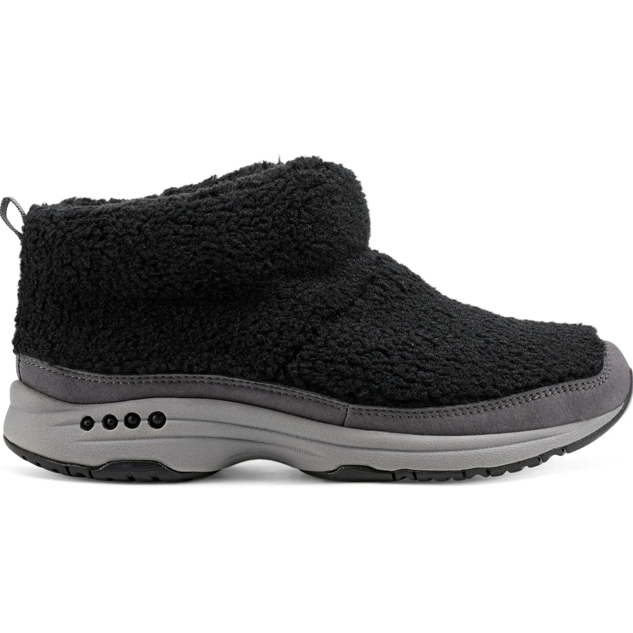 Traveltime Family|Slip Ons>Easy Spirit Trippin Cozy Booties Black