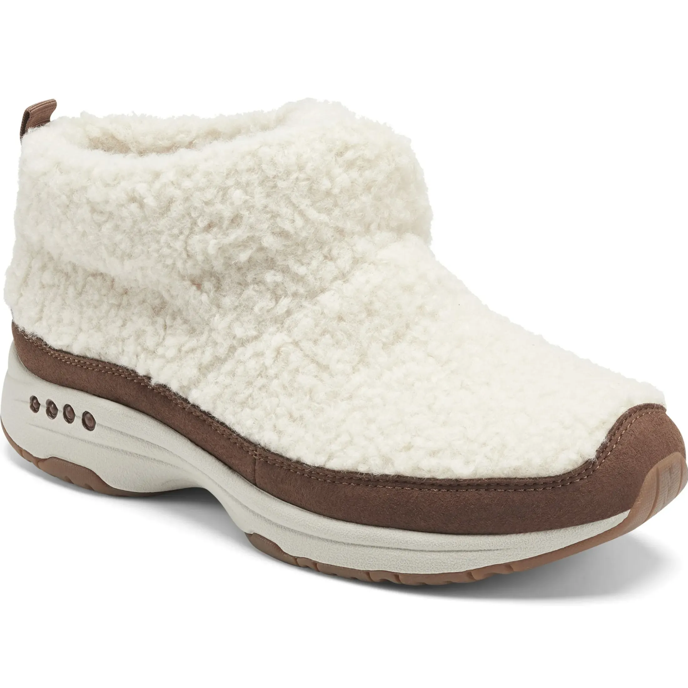 Traveltime Family|Slip Ons>Easy Spirit Trippin Cozy Booties Natural