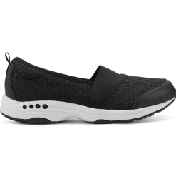 Traveltime Family|Slip Ons>Easy Spirit Twist Slip On Sneakers Black