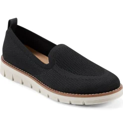 Valina Slip On Sneakers|Slip Ons>Easy Spirit Valina Casual Slip On Flats Black