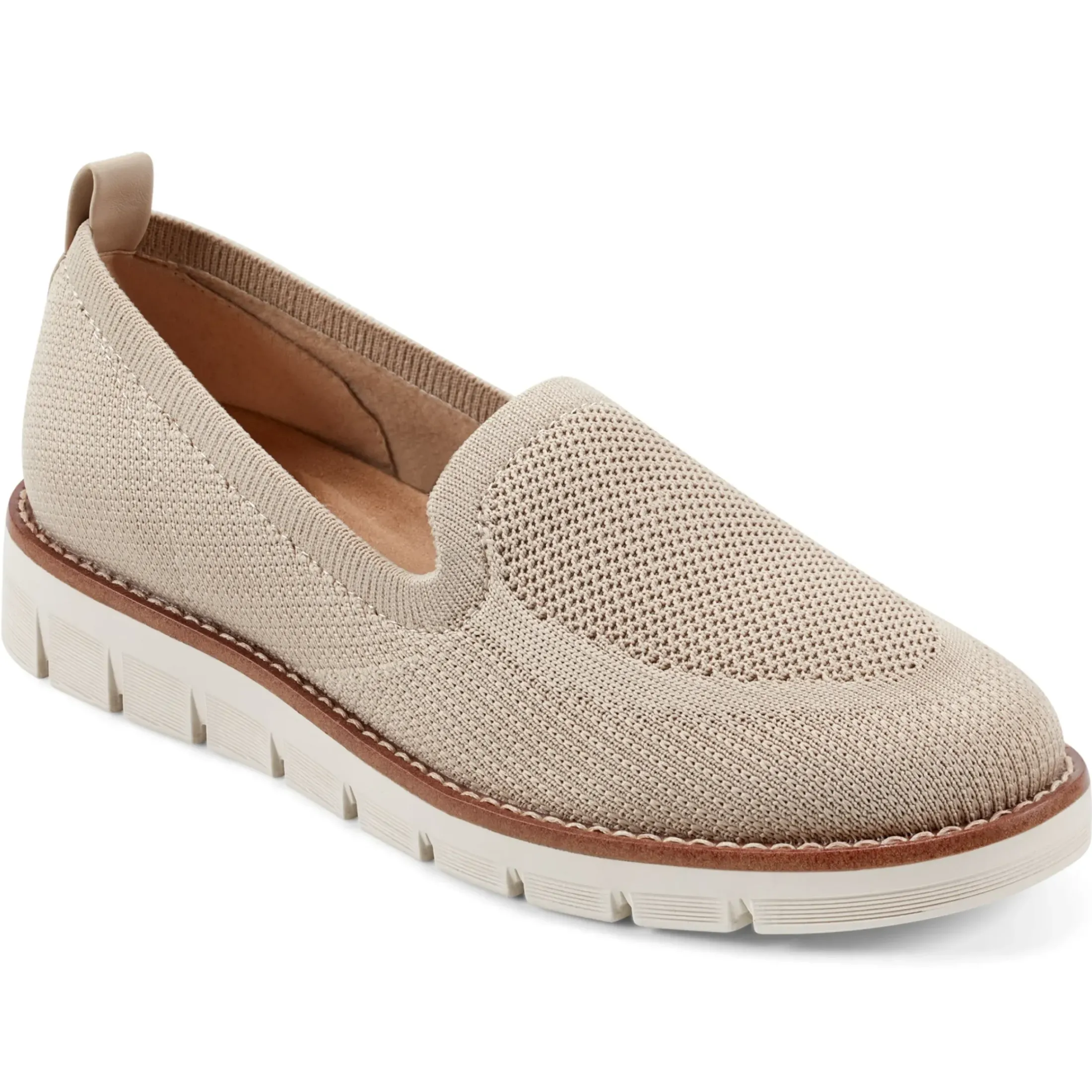 Valina Slip On Sneakers|Slip Ons>Easy Spirit Valina Casual Slip On Flats Natural