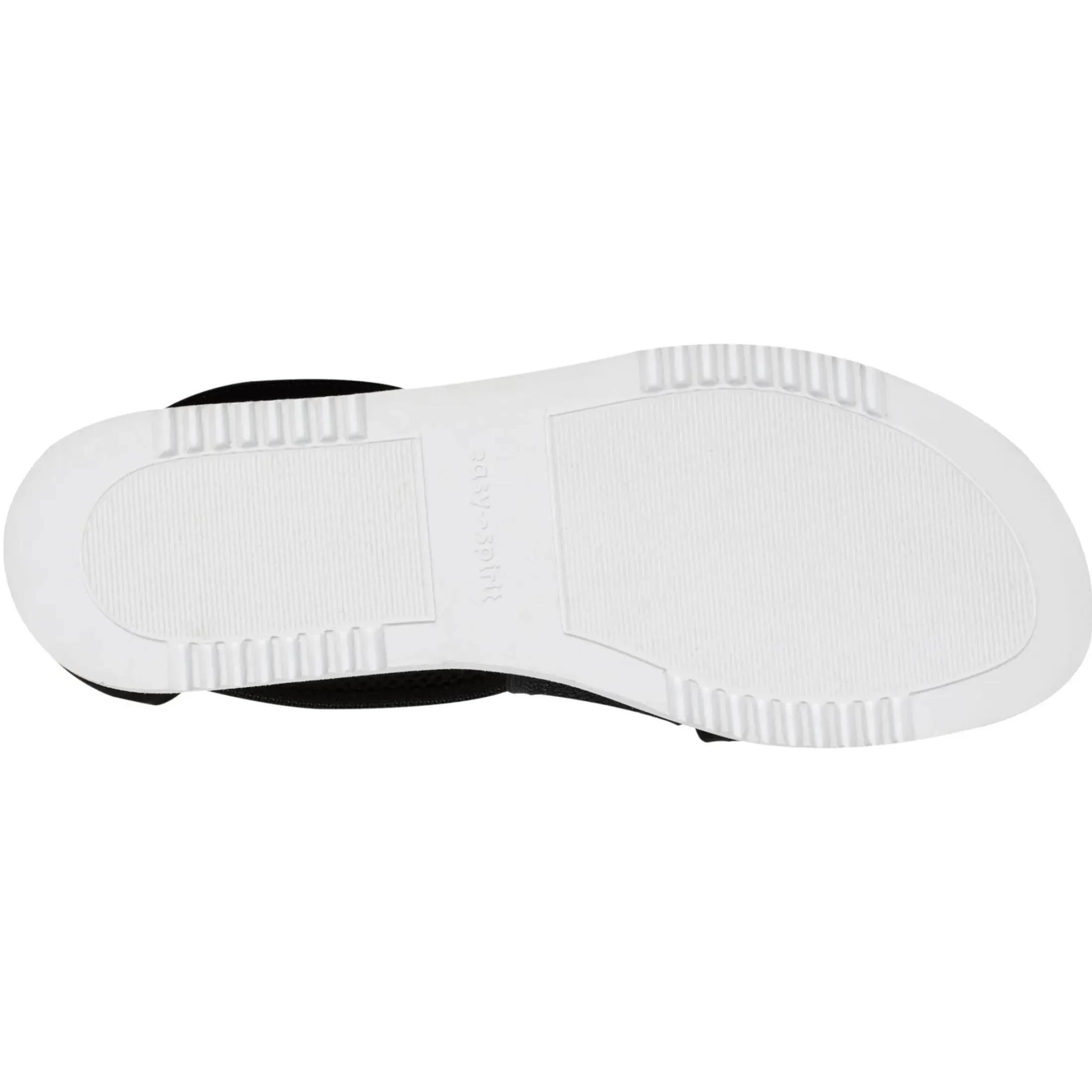 Casual|Flats>Easy Spirit Wander Flat Sandals Black Knit