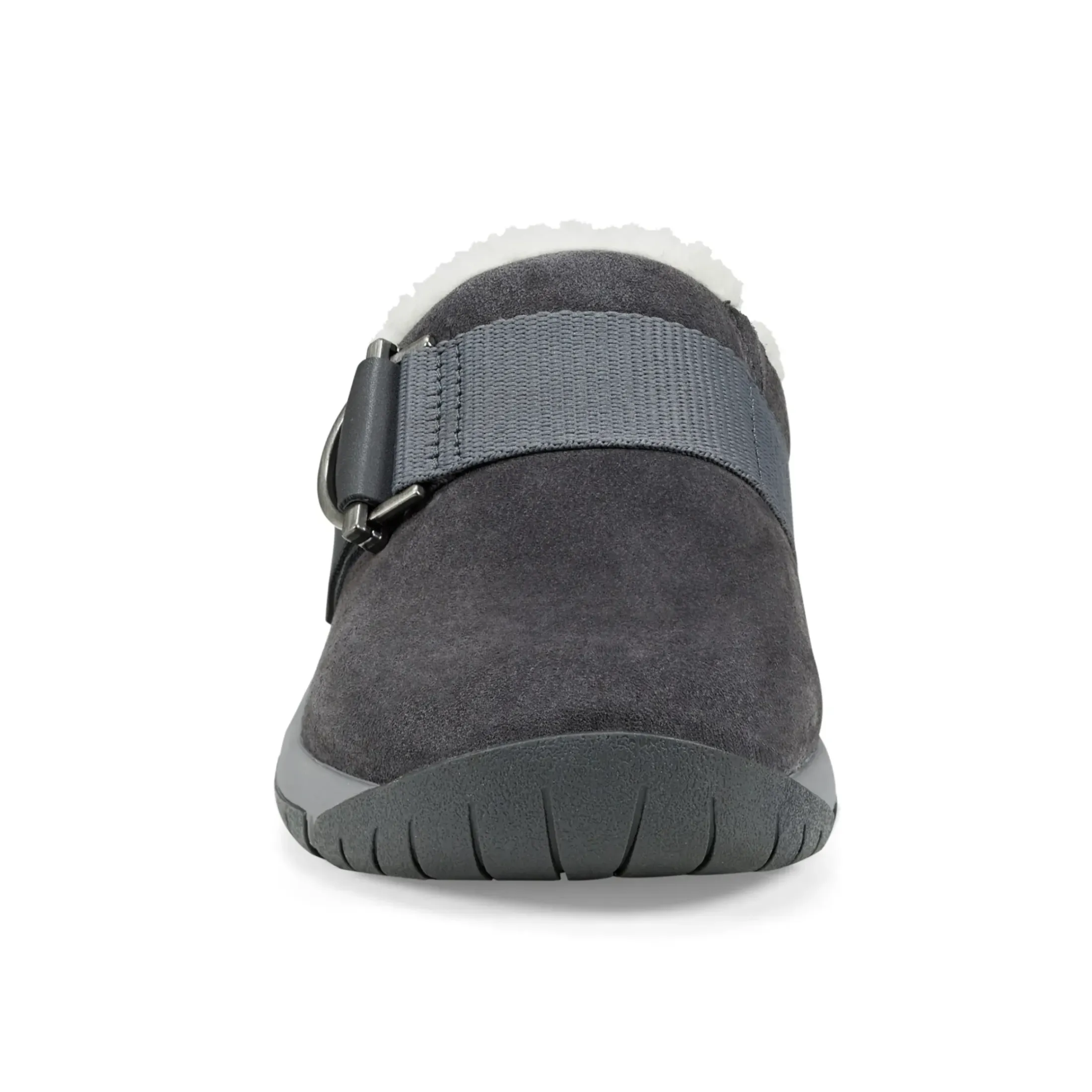 Mules|Mules>Easy Spirit Wend Slip-on Casual Clogs Medium Grey Suede